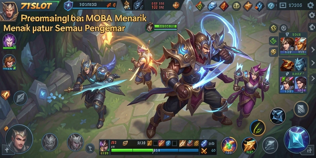 Tampilan screenshot gameplay MOBA dari 171SLOT yang seru.