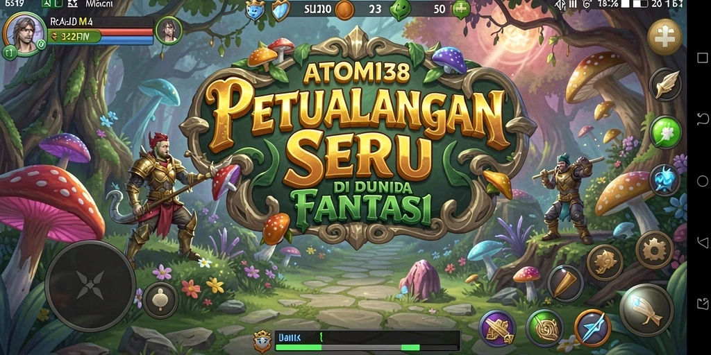 Gameplay menarik dari ATOM138 di dunia petualangan.