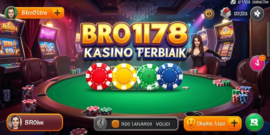 Tampilan screenshot utama BRO178 menampilkan serunya gameplay Kasino.