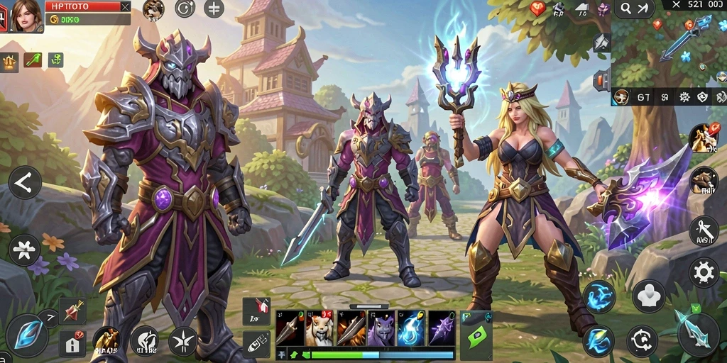 Tampilan menakjubkan dari gameplay HPTOTO yang penuh aksi.
