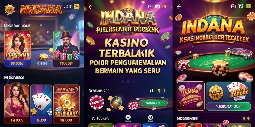 Tampilan gameplay menarik dari INDAAA yang penuh dengan keseruan Kasino.