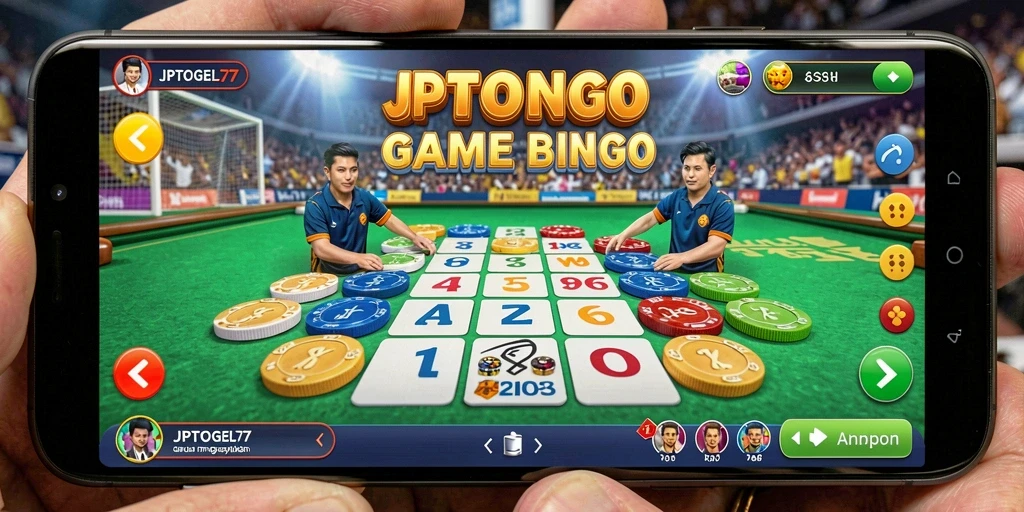 Screenshot gameplay JPTOGEL77 menampilkan suasana Bingo yang seru.