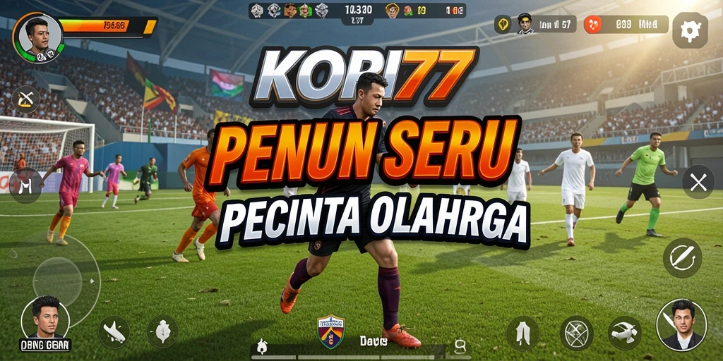 Tampilan gameplay KOPI77 yang memukau dalam suasana olahraga.