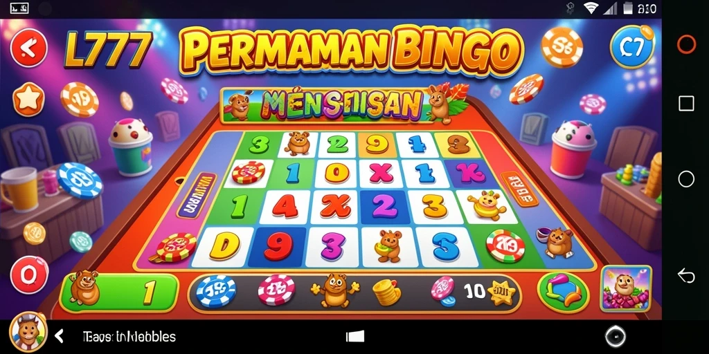 Tampilan menarik dari gameplay Bingo di L777.