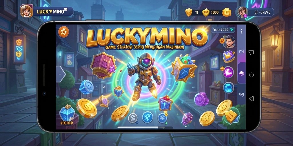 Gameplay seru LUCKYMINO dengan strategi mendalam dan grafis menarik.