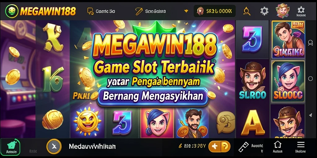 Screenshot gameplay slot MEGAWIN188 dengan grafik menarik dan fitur bonus.