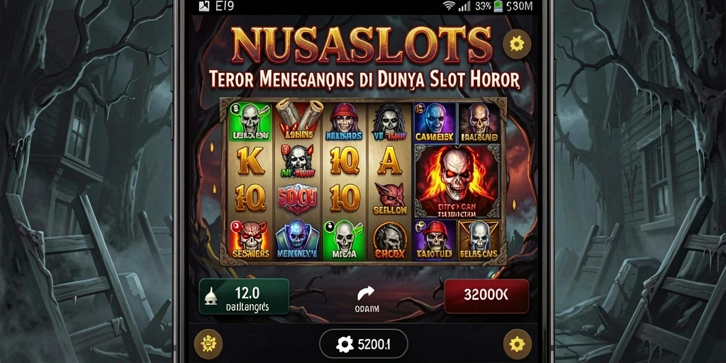 Gameplay NUSASLOTS yang menyeramkan dan menegangkan.