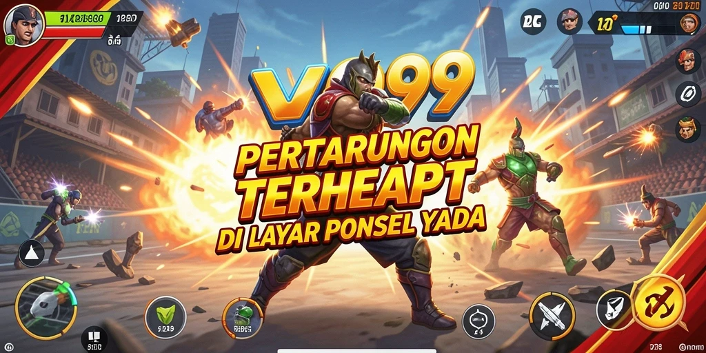 Gameplay OVO99 yang menegangkan dengan pertarungan yang dinamis.
