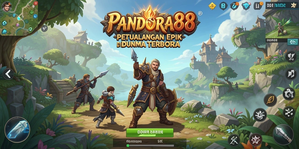 Tampilan gameplay PANDORA88 yang menakjubkan saat menjelajahi dunia terbuka.