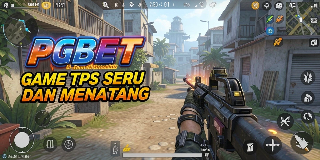 Tampilan gameplay PGBET dengan aksi seru di dunia TPS.