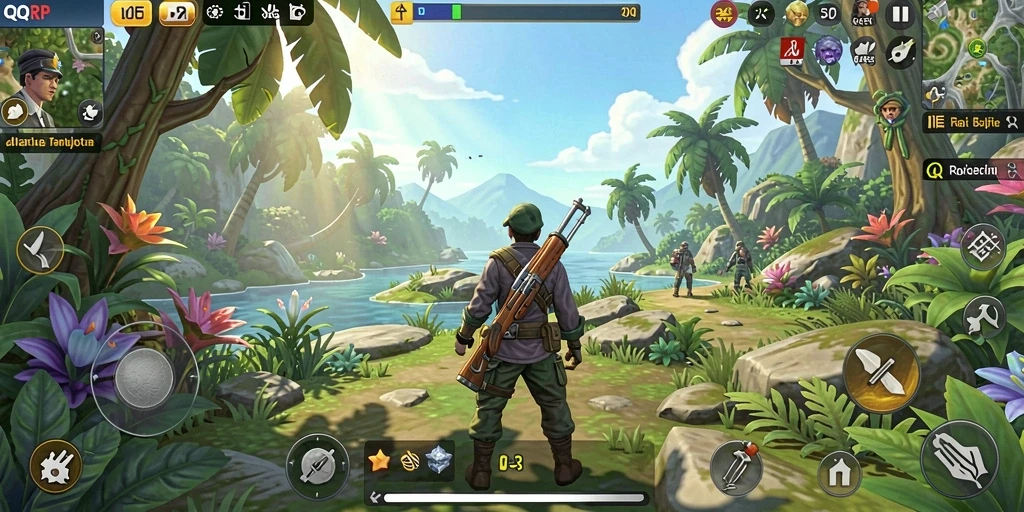 Gameplay menarik di dunia terbuka sambil menjelajahi pemandangan menakjubkan.