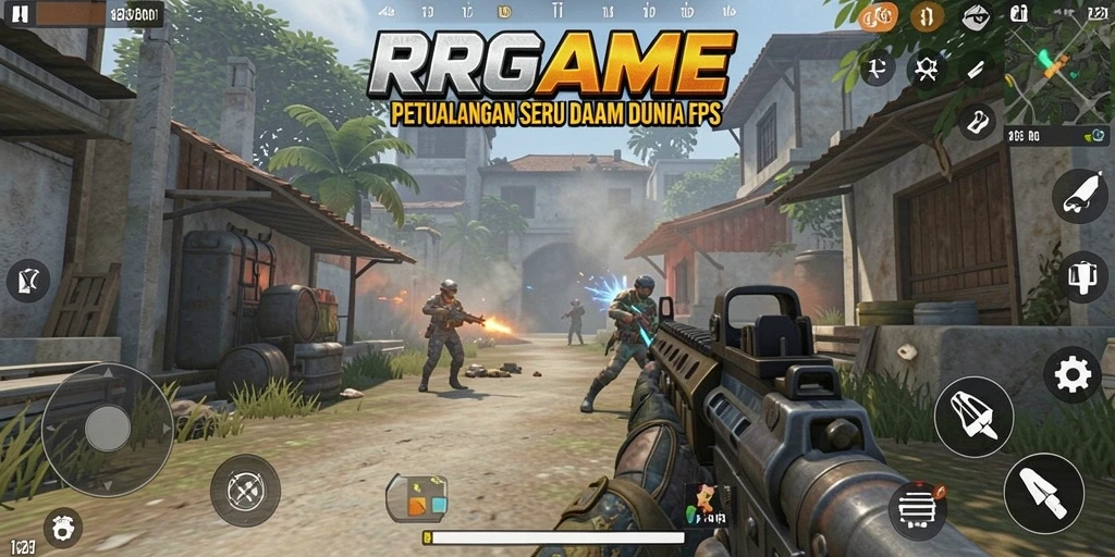 Tampilan gameplay action-packed dalam RPGAME yang mendebarkan.