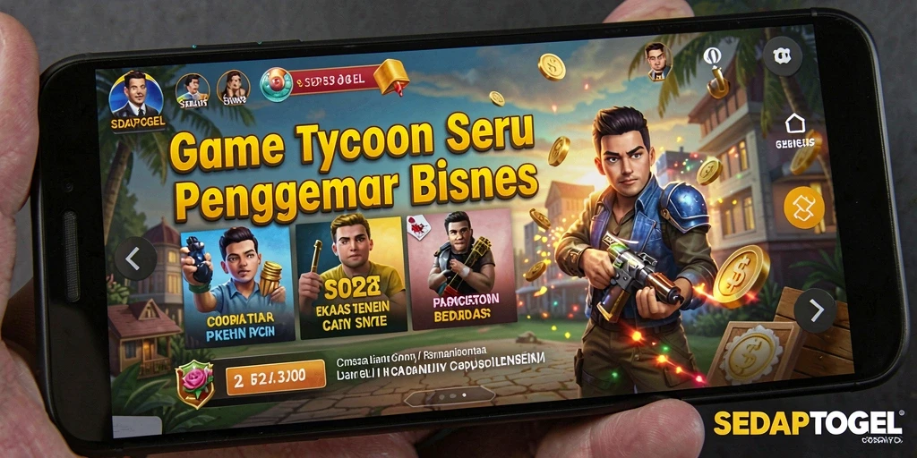 Screenshot gameplay SEDAPTOGEL menampilkan aktivitas manajerial yang seru.