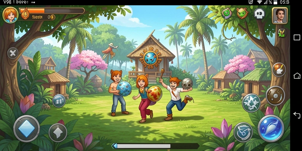 Tampilan menarik dari gameplay V98 yang mengasyikkan.