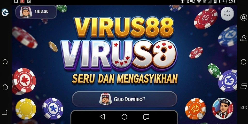 Tampilan gameplay menarik dalam aplikasi VIRUS88 yang seru.